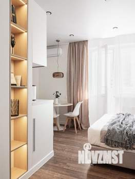 1-к квартира, посуточно, 25м2, 1/1 этаж