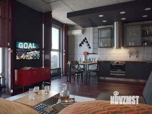 Студия квартира, на длительный срок, 60м2, 22/24 этаж