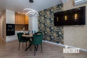 Студия квартира, посуточно, 45м2, 21/23 этаж