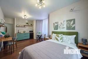 1-к квартира, посуточно, 28м2, 1/1 этаж