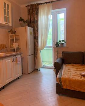 Студия квартира, на длительный срок, 27м2, 4/6 этаж