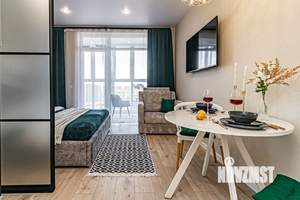 Студия квартира, посуточно, 28м2, 17/18 этаж