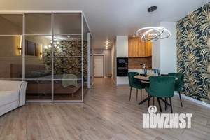 Студия квартира, посуточно, 45м2, 21/23 этаж