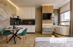 Студия квартира, посуточно, 35м2, 17/24 этаж