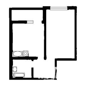 1-к квартира, на длительный срок, 39м2, 15/19 этаж