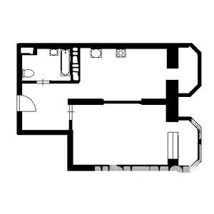 1-к квартира, на длительный срок, 51м2, 6/24 этаж