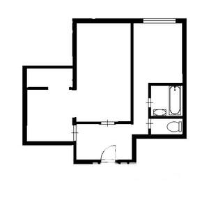 1-к квартира, на длительный срок, 46м2, 9/17 этаж