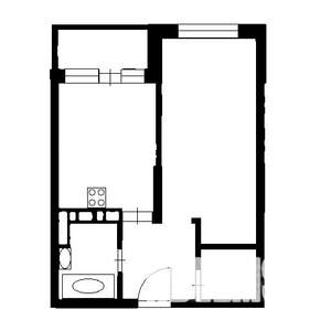 1-к квартира, на длительный срок, 42м2, 3/10 этаж