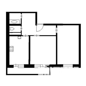 2-к квартира, на длительный срок, 67м2, 6/17 этаж