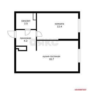 1-к квартира, на длительный срок, 39м2, 10/16 этаж