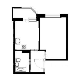 1-к квартира, на длительный срок, 43м2, 8/16 этаж