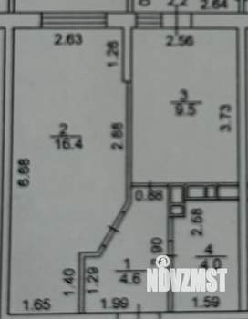 1-к квартира, на длительный срок, 34м2, 5/16 этаж