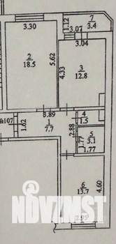 2-к квартира, на длительный срок, 58м2, 7/16 этаж
