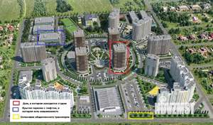 Студия квартира, на длительный срок, 29м2, 7/17 этаж