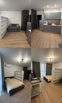 Студия квартира, на длительный срок, 27м2, 5/16 этаж