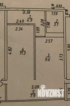 1-к квартира, на длительный срок, 36м2, 13/17 этаж