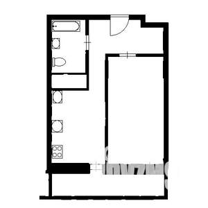 1-к квартира, на длительный срок, 43м2, 10/25 этаж