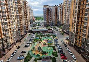 2-к квартира, на длительный срок, 57м2, 11/22 этаж