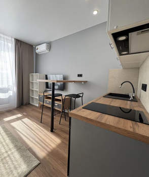 Студия квартира, на длительный срок, 23м2, 4/18 этаж