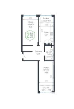 3-к квартира, на длительный срок, 70м2, 6/24 этаж