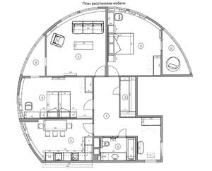 3-к квартира, на длительный срок, 100м2, 6/25 этаж