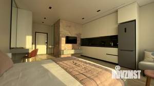 Студия квартира, посуточно, 35м2, 20/25 этаж