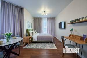Студия квартира, посуточно, 28м2, 16/24 этаж