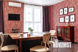 Студия квартира, посуточно, 52м2, 6/17 этаж