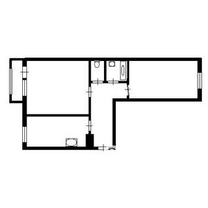 3-к квартира, на длительный срок, 73м2, 2/10 этаж