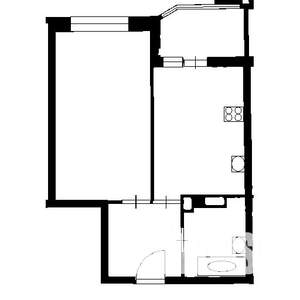 1-к квартира, на длительный срок, 42м2, 18/24 этаж