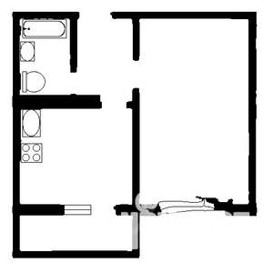 1-к квартира, на длительный срок, 38м2, 1/17 этаж