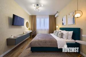 1-к квартира, посуточно, 43м2, 17/21 этаж