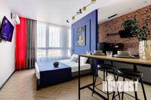 Студия квартира, посуточно, 35м2, 20/22 этаж