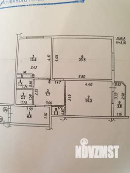 2-к квартира, на длительный срок, 77м2, 10/17 этаж