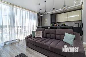 Студия квартира, посуточно, 43м2, 16/21 этаж