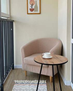 Студия квартира, на длительный срок, 23м2, 4/9 этаж