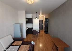 Студия квартира, на длительный срок, 28м2, 12/17 этаж