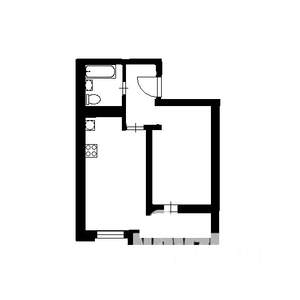 1-к квартира, на длительный срок, 41м2, 4/9 этаж