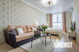 1-к квартира, посуточно, 41м2, 24/29 этаж