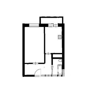 1-к квартира, на длительный срок, 46м2, 2/18 этаж
