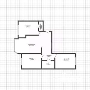 3-к квартира, вторичка, 70м2, 9/18 этаж