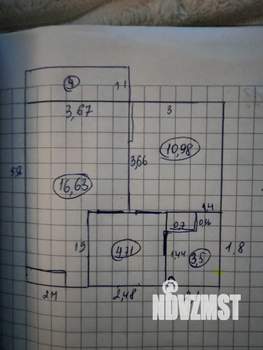 1-к квартира, вторичка, 40м2, 15/17 этаж