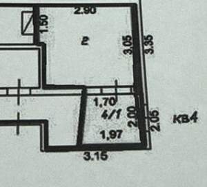 1-к квартира, вторичка, 13м2, 1/1 этаж