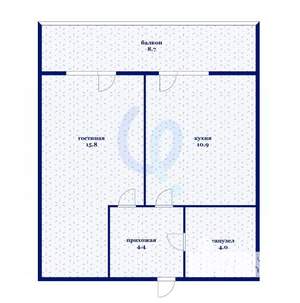 1-к квартира, вторичка, 35м2, 18/23 этаж