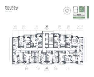 1-к квартира, вторичка, 34м2, 8/21 этаж