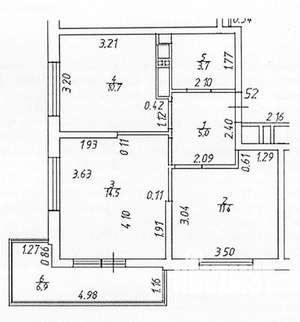 2-к квартира, сданный дом, 47м2, 17/20 этаж