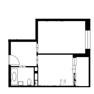 1-к квартира, вторичка, 36м2, 6/19 этаж