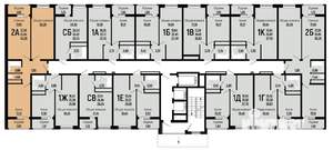 2-к квартира, вторичка, 65м2, 20/22 этаж