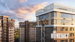 2-к квартира, строящийся дом, 54м2, 16/16 этаж