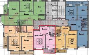 1-к квартира, вторичка, 48м2, 3/19 этаж